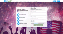 Desktop Screenshot of oneway.com